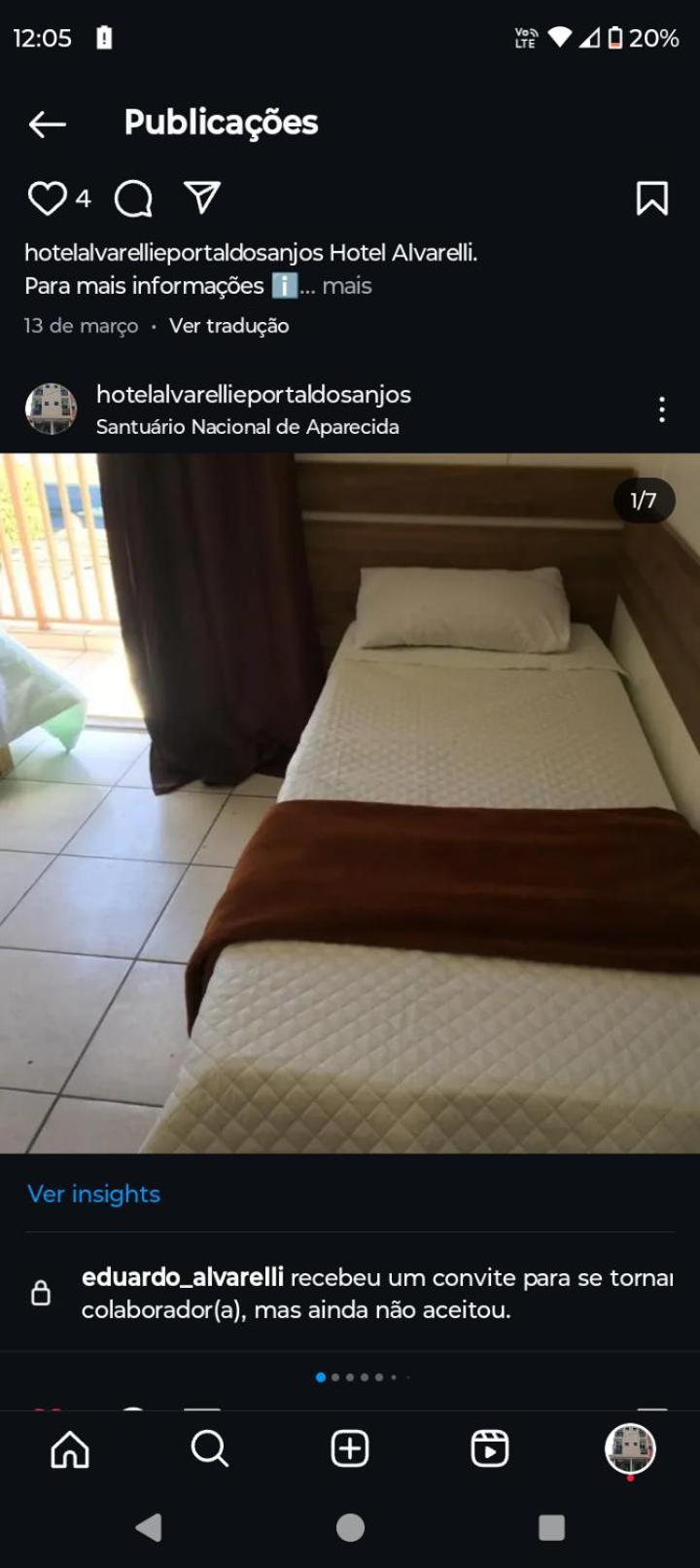 Hotel Portal Dos Anjos 阿帕雷西达 外观 照片