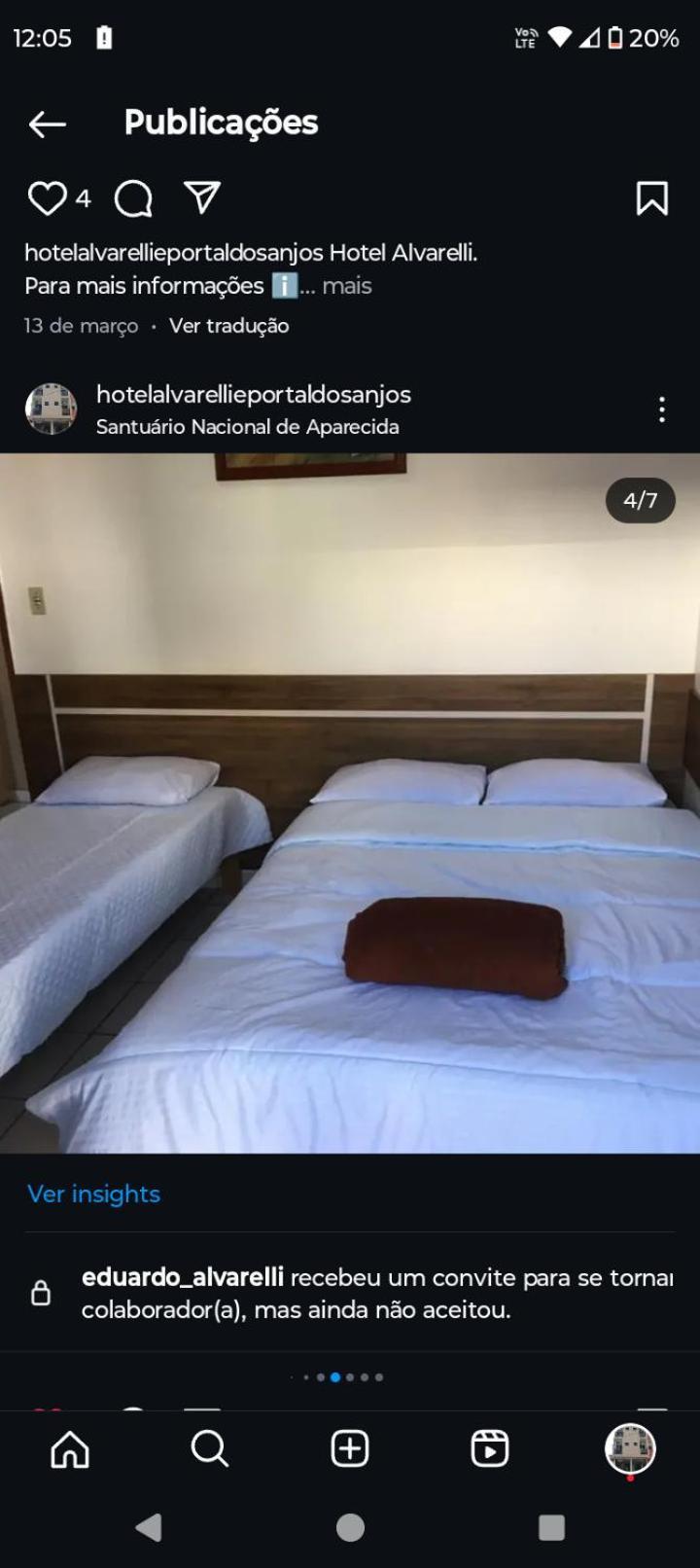 Hotel Portal Dos Anjos 阿帕雷西达 外观 照片
