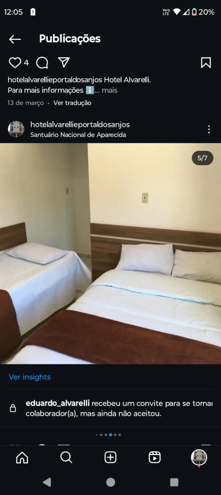 Hotel Portal Dos Anjos 阿帕雷西达 外观 照片