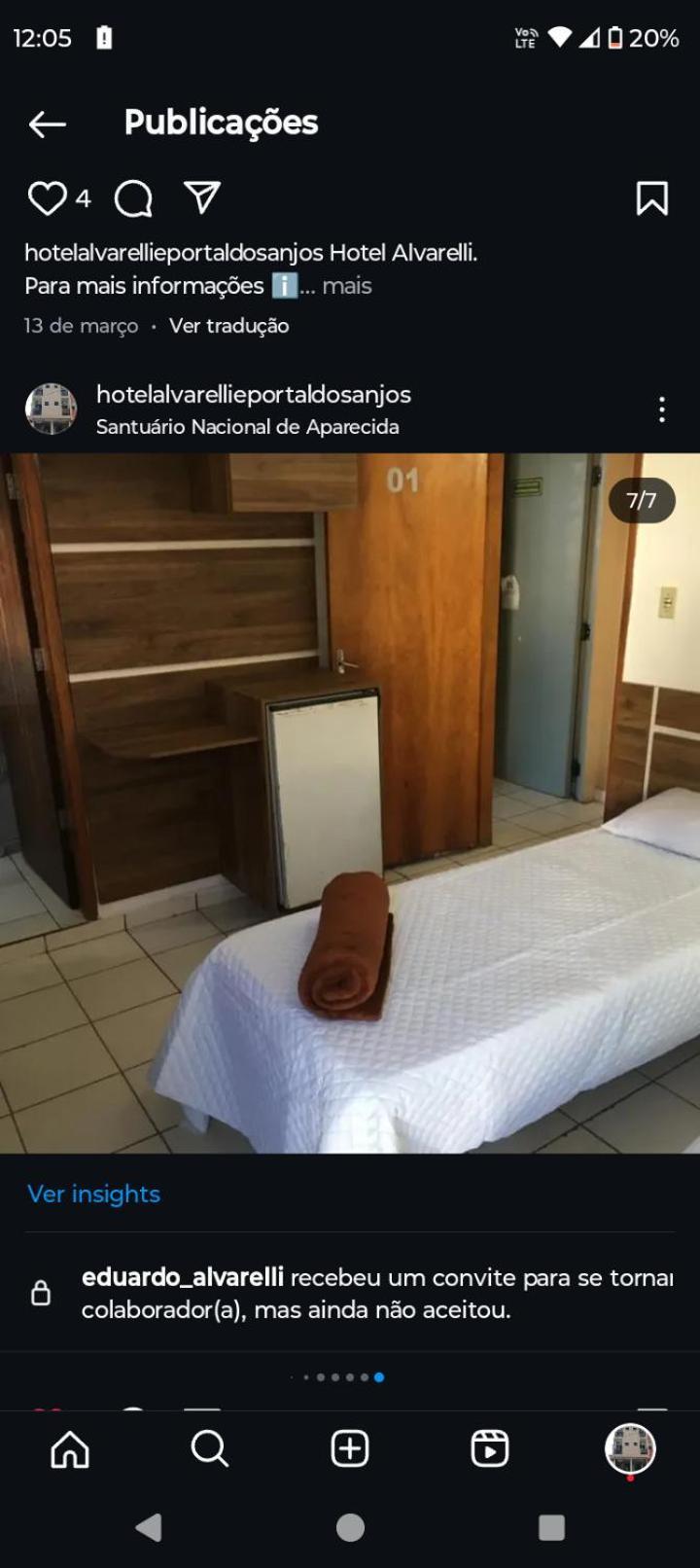 Hotel Portal Dos Anjos 阿帕雷西达 外观 照片